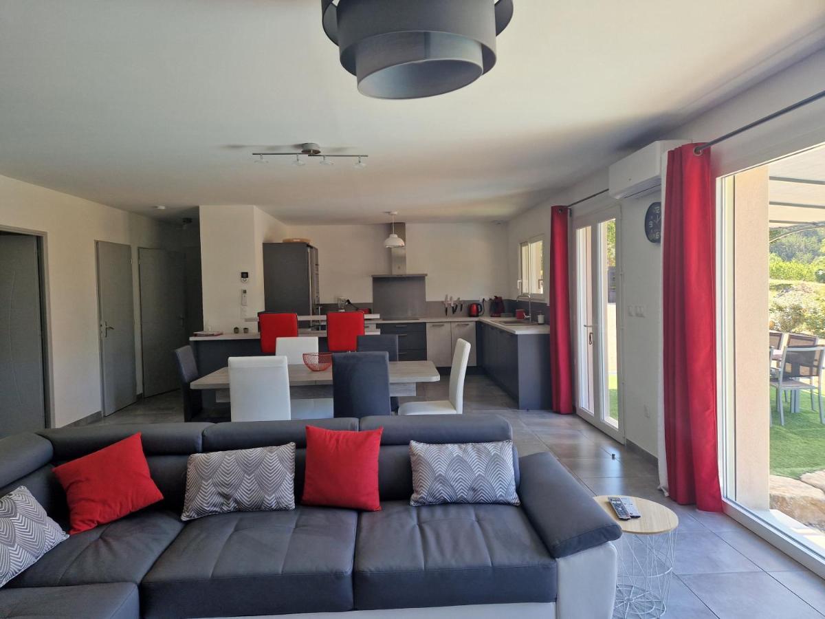 Les Villas Dorees - Villa Soleil Face Au Mont Ventoux Plaisians Dış mekan fotoğraf