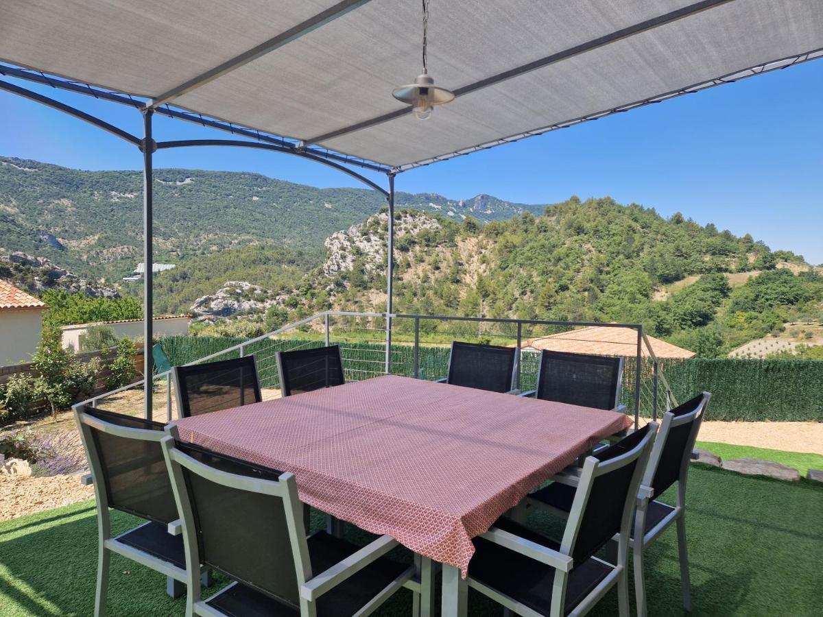 Les Villas Dorees - Villa Soleil Face Au Mont Ventoux Plaisians Dış mekan fotoğraf